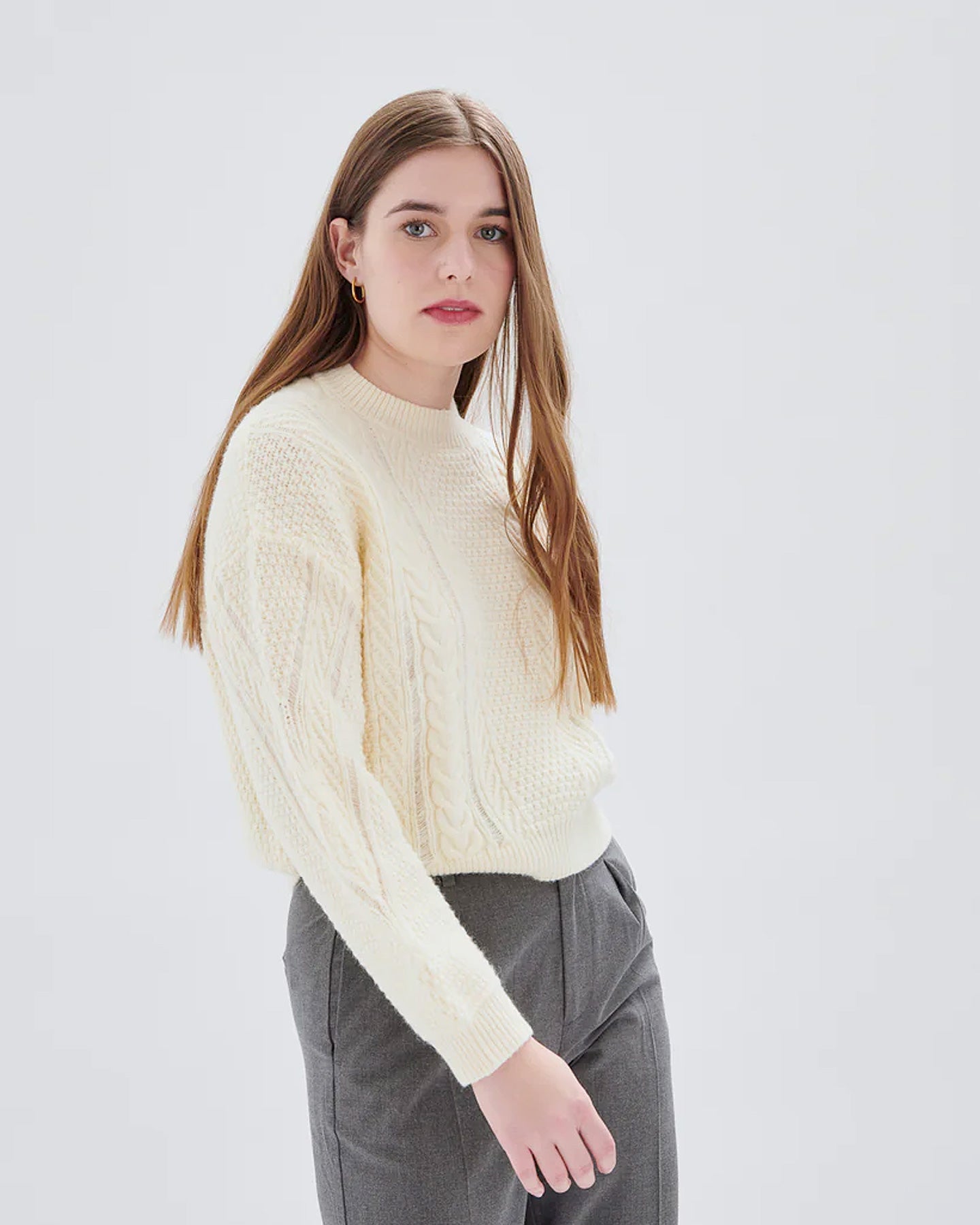 PULLOVER (41056) - offwhite