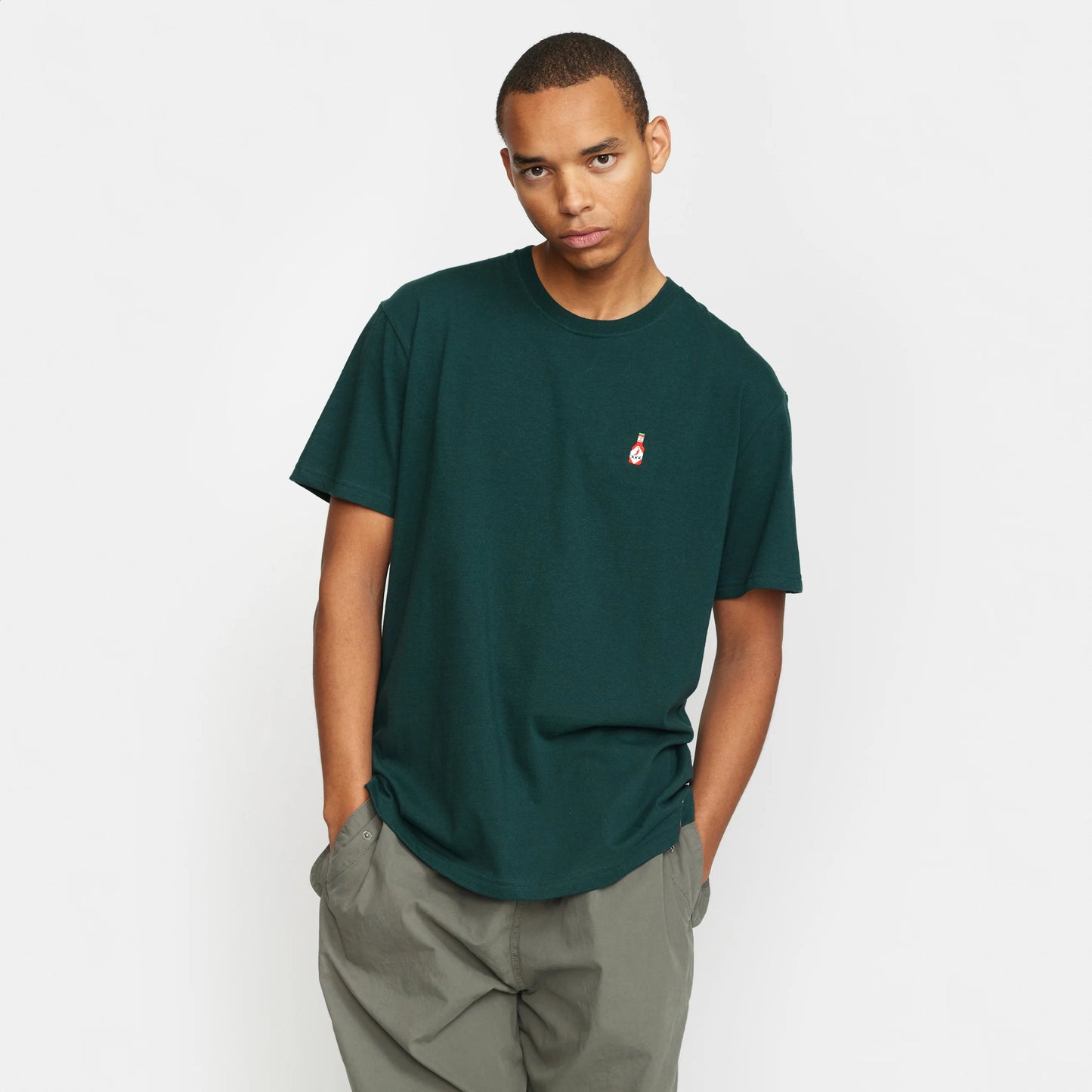 APPLICATION T-SHIRT (1378) HOT - darkgreen