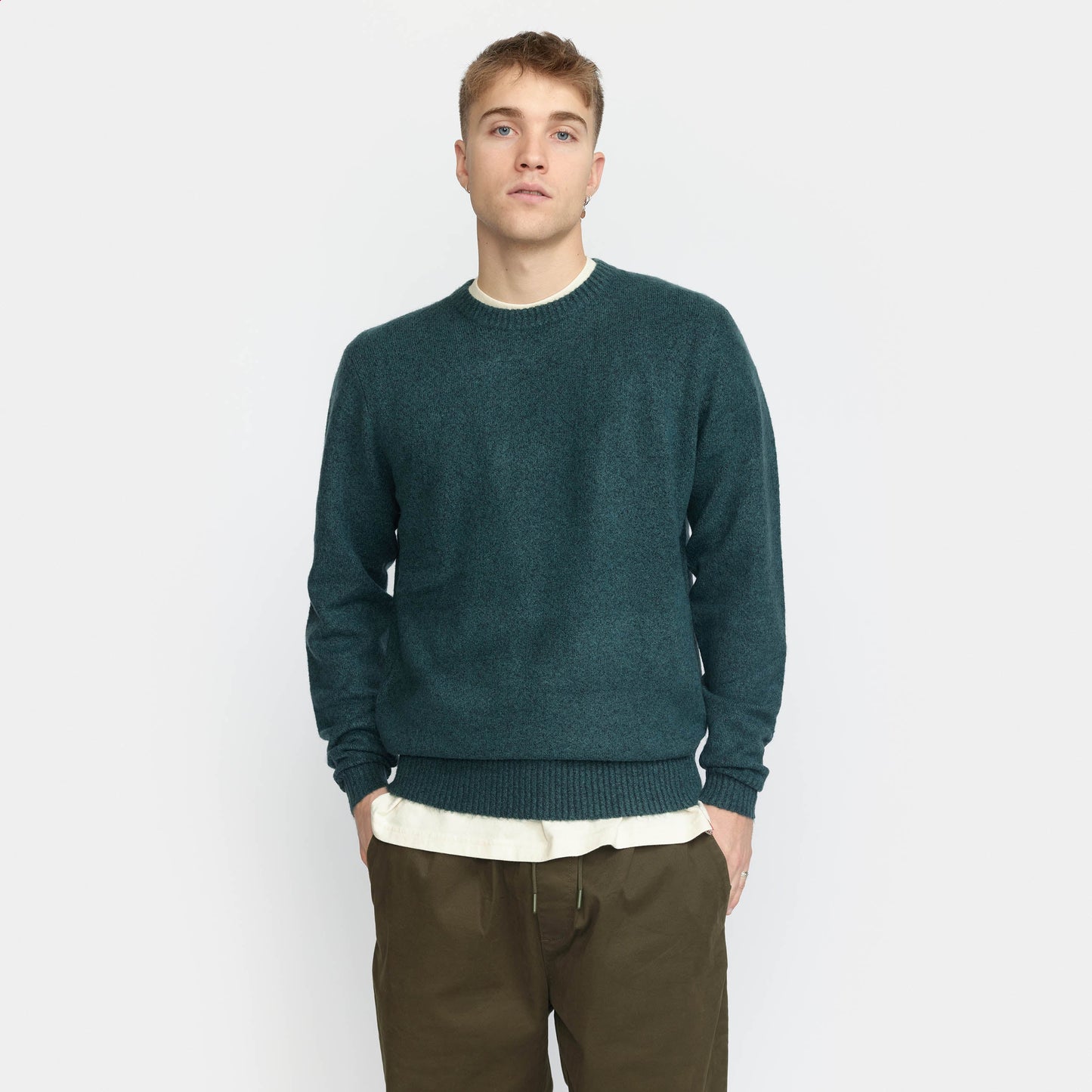 KNIT SWEATER (6537) - green