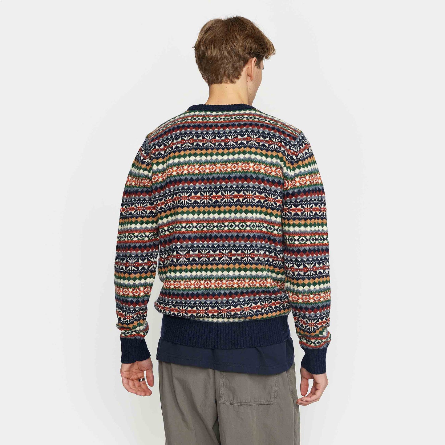 KNIT SWEATER (6588) - navy