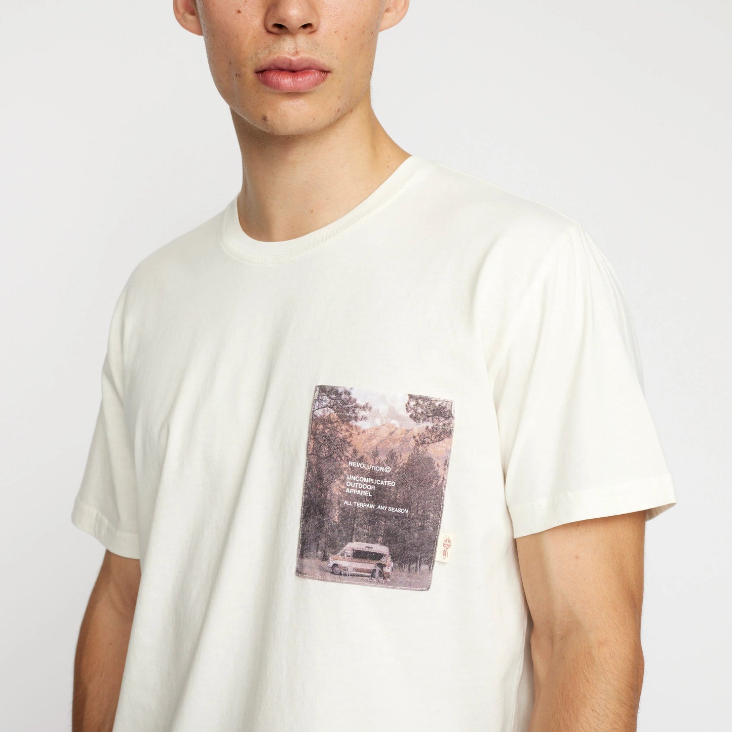 PRINTED T-SHIRT (1381) VAN - offwhite