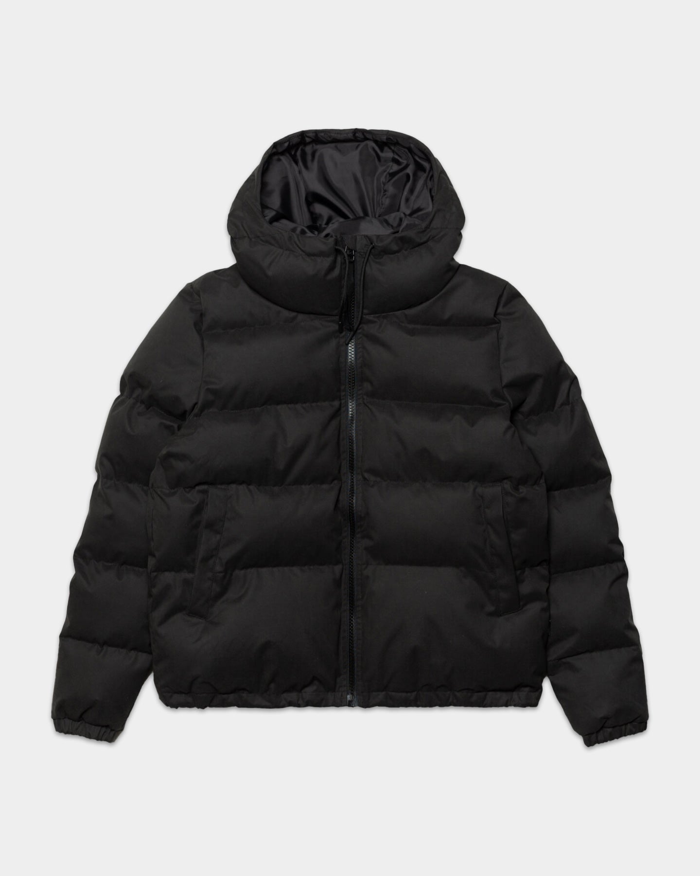 HOODED PUFFER JACKET (77148) - black