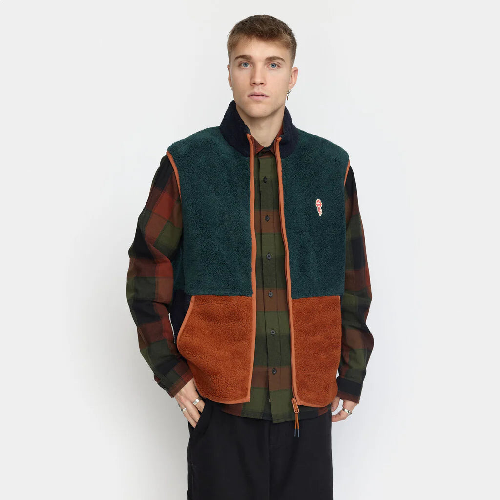 TEDDY VEST (7716) - darkgreen