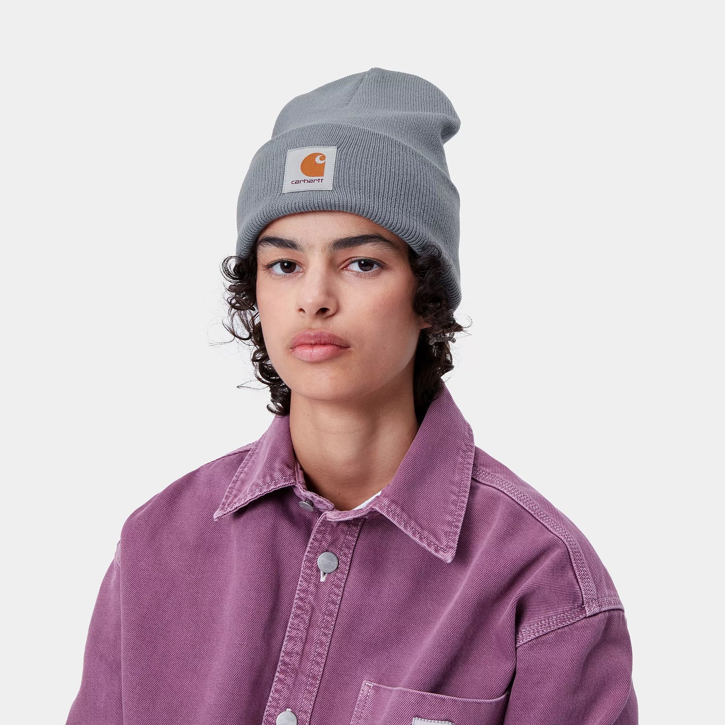 ACRYLIC WATCH HAT - dove grey