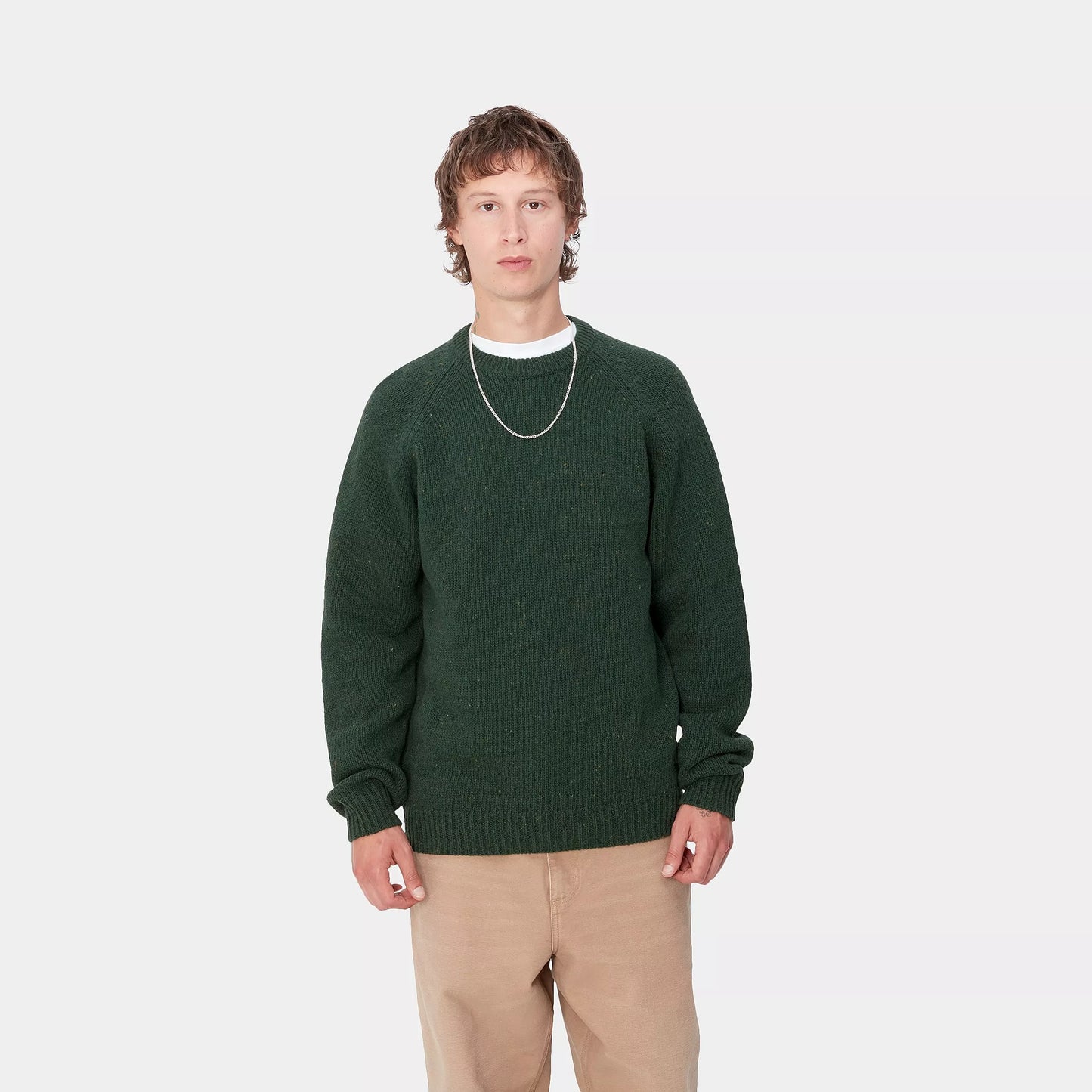 ANGLISTIC SWEATER - speckled sycamore tree