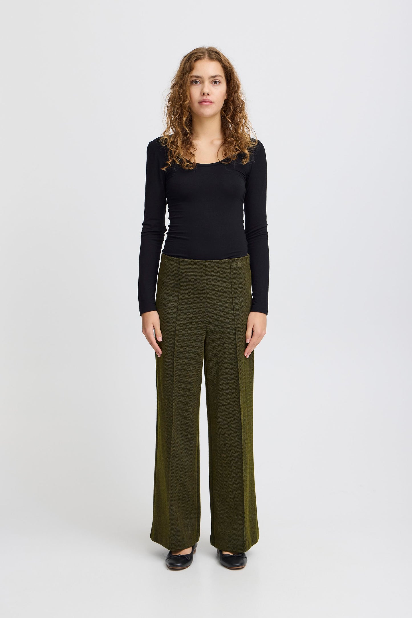IH KATE JACQUARD PA9 - black/lizard herringbone
