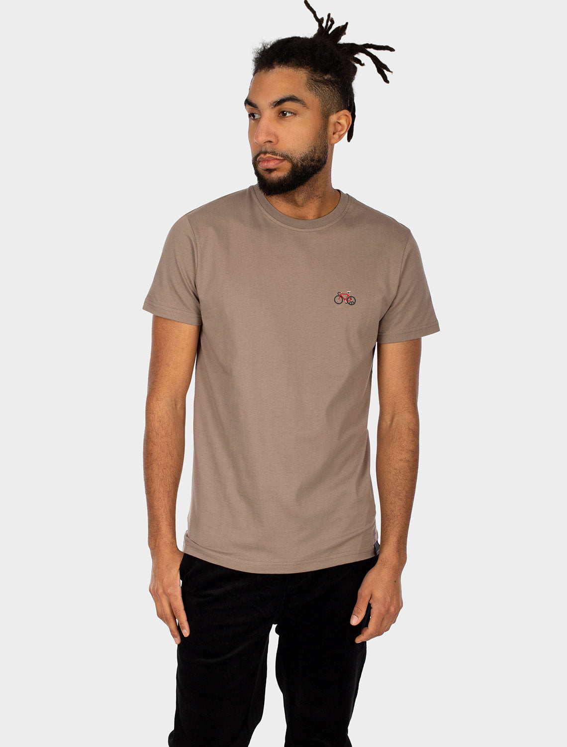 PEACERIDE EMB TEE - clay