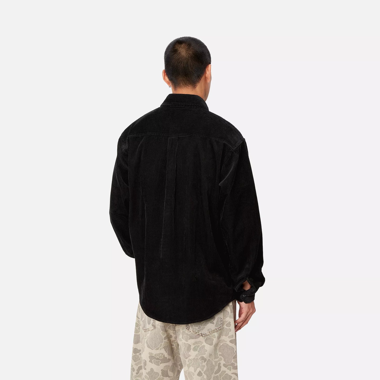FLINT SHIRT - black rinsed