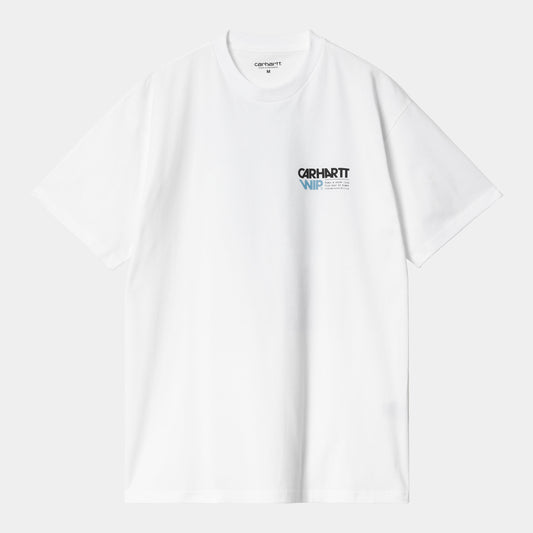 S/S CONTACT SHEET T-SHIRT - white