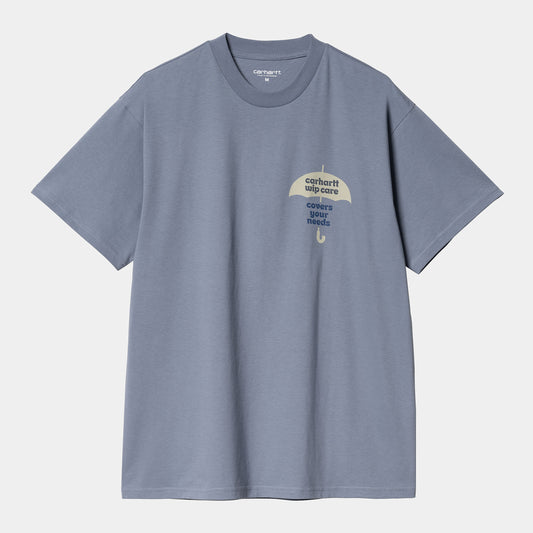 S/S COVERS T-SHIRT - bay blue