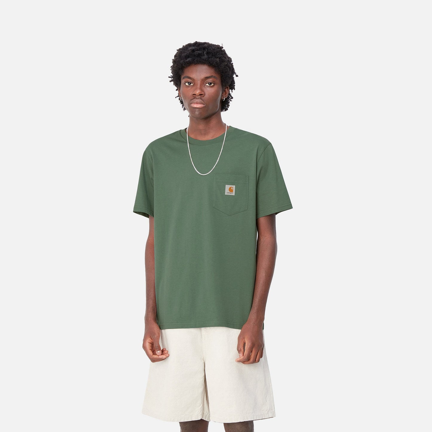 S/S POCKET T-SHIRT - duckgreen
