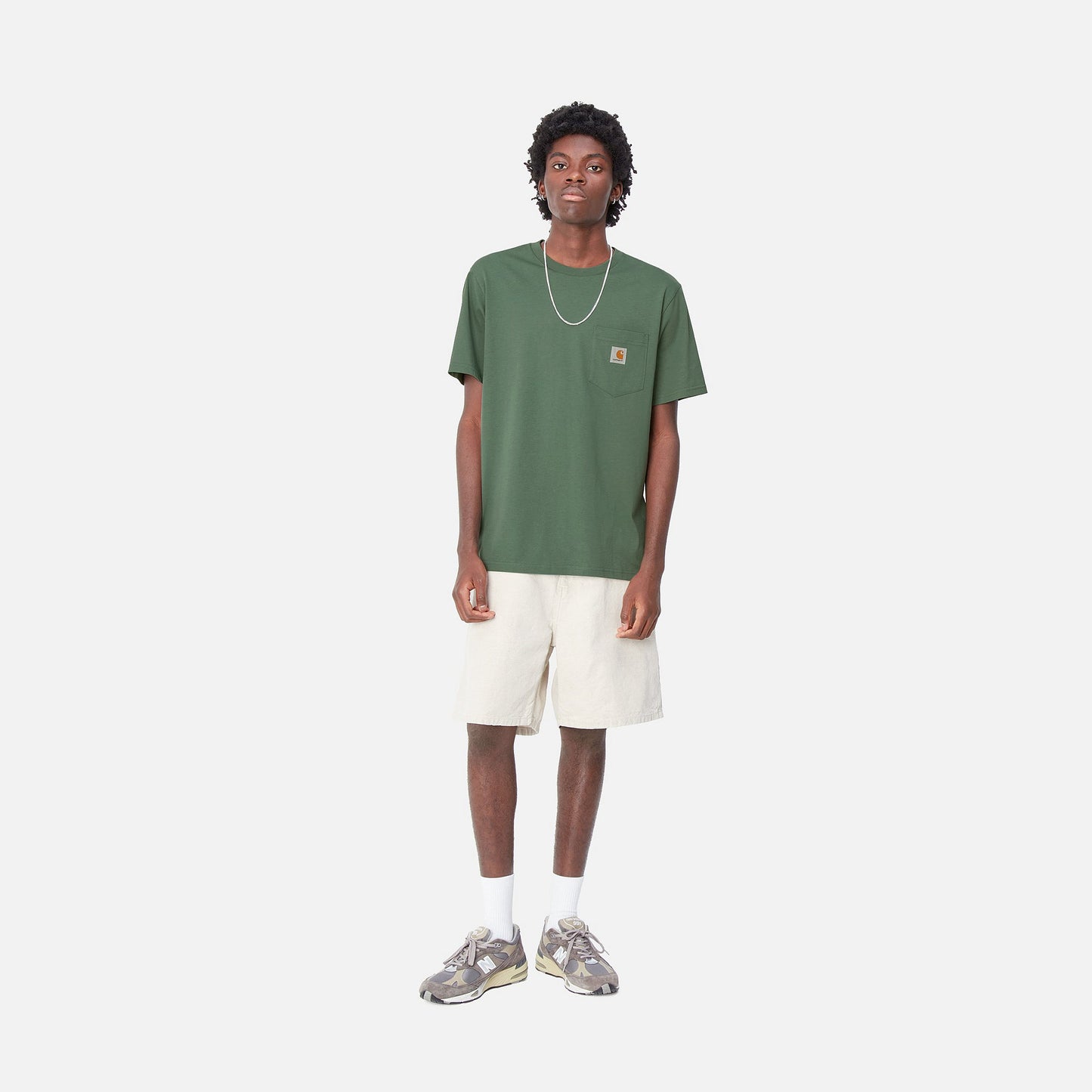 S/S POCKET T-SHIRT - duckgreen