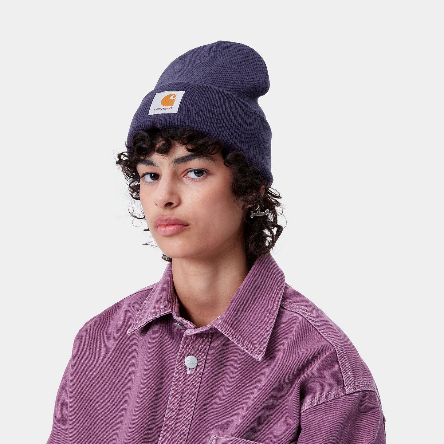 SHORT WATCH HAT - aura
