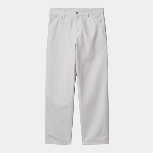 SINGLE KNEE PANT - sonic silver garment dyed