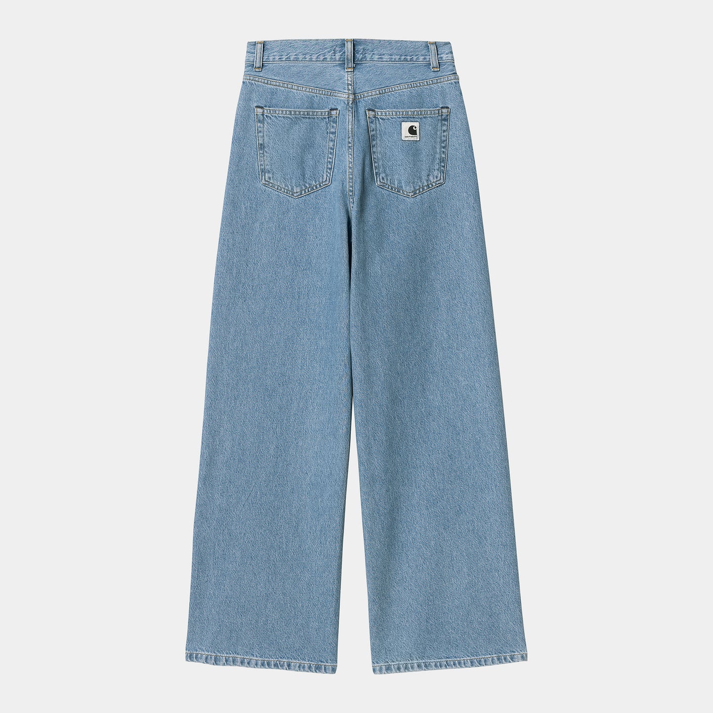 W' JANE PANT - blue heavy stone wash