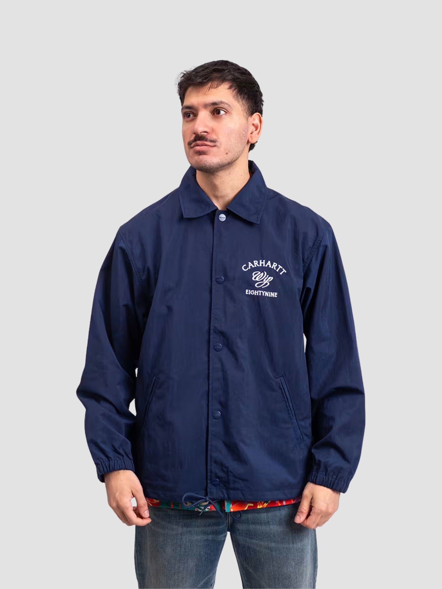 EIGHTYNINE COACH JACKET - jupiter/white