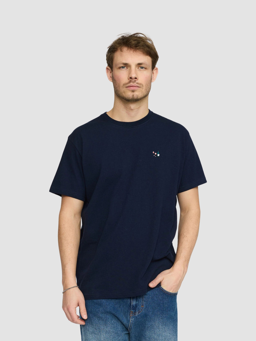 APPLICATION T-SHIRT DAT (1433) - navy mel