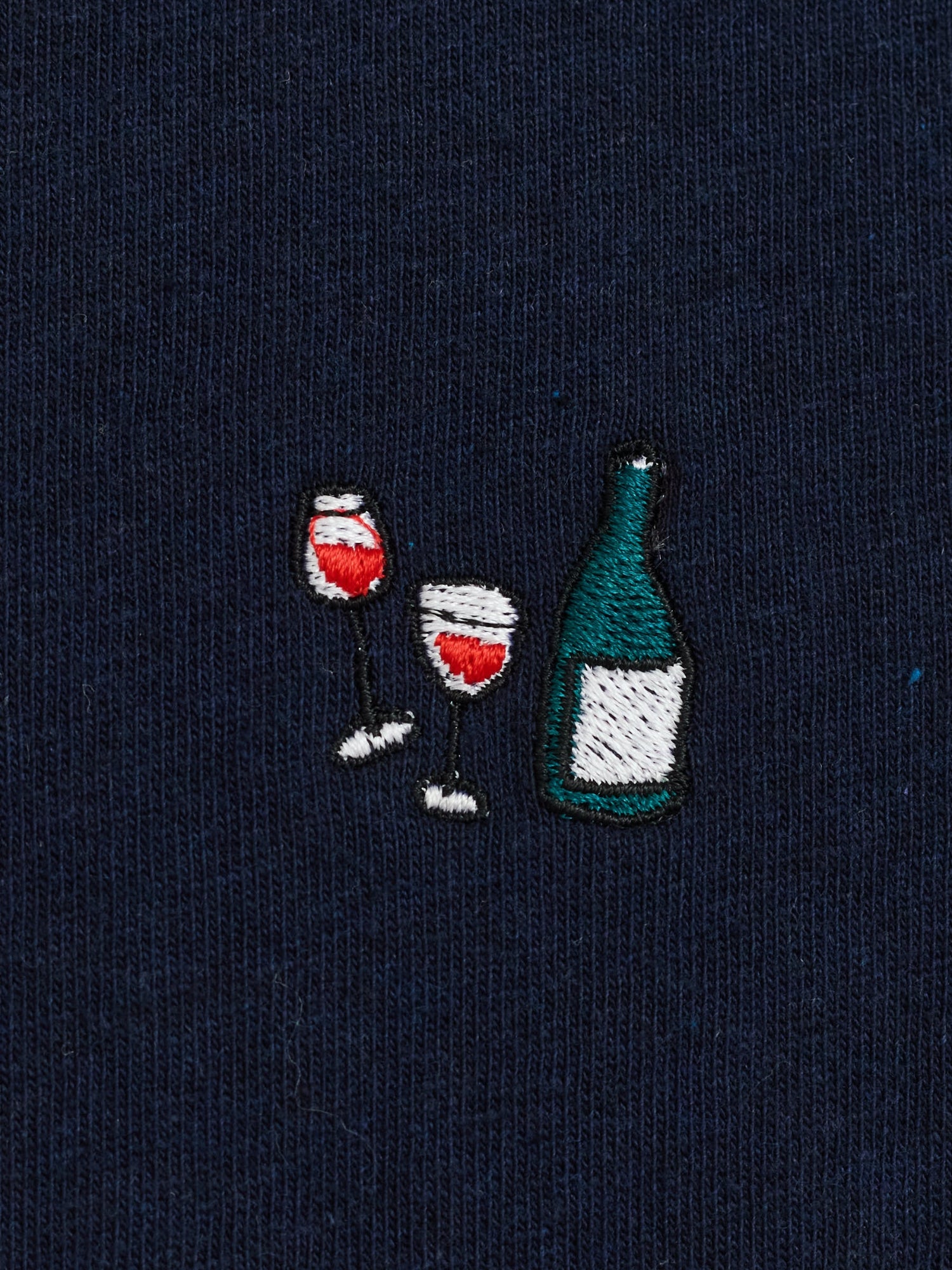 APPLICATION T-SHIRT DAT (1433) - navy mel