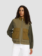 BLOCK JACKET (77351) - army