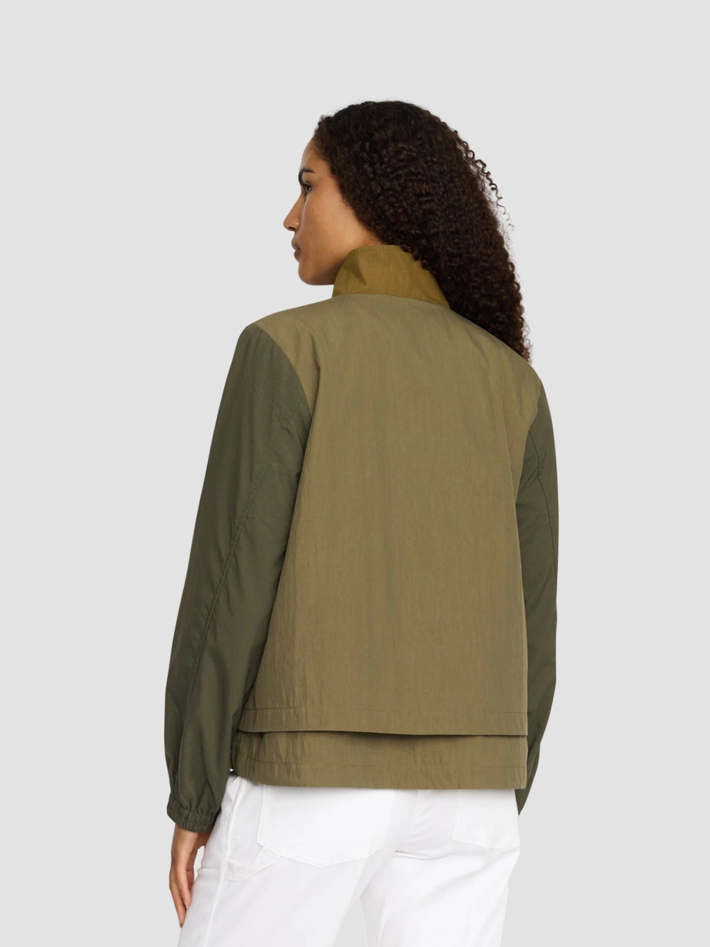 BLOCK JACKET (77351) - army