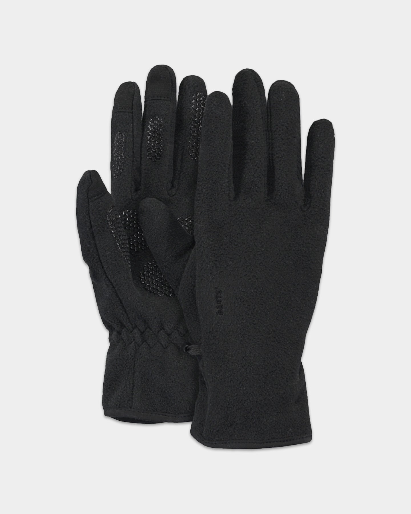 FLEECE TOUCH GLOVES - black