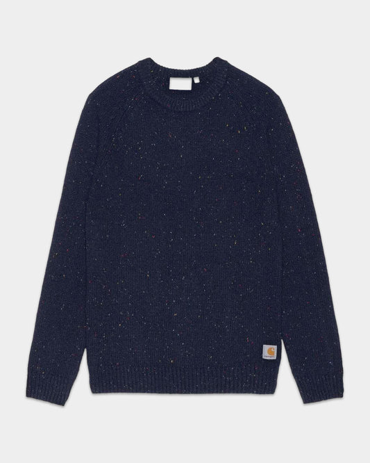ANGLISTIC SWEATER - speckled dark navy