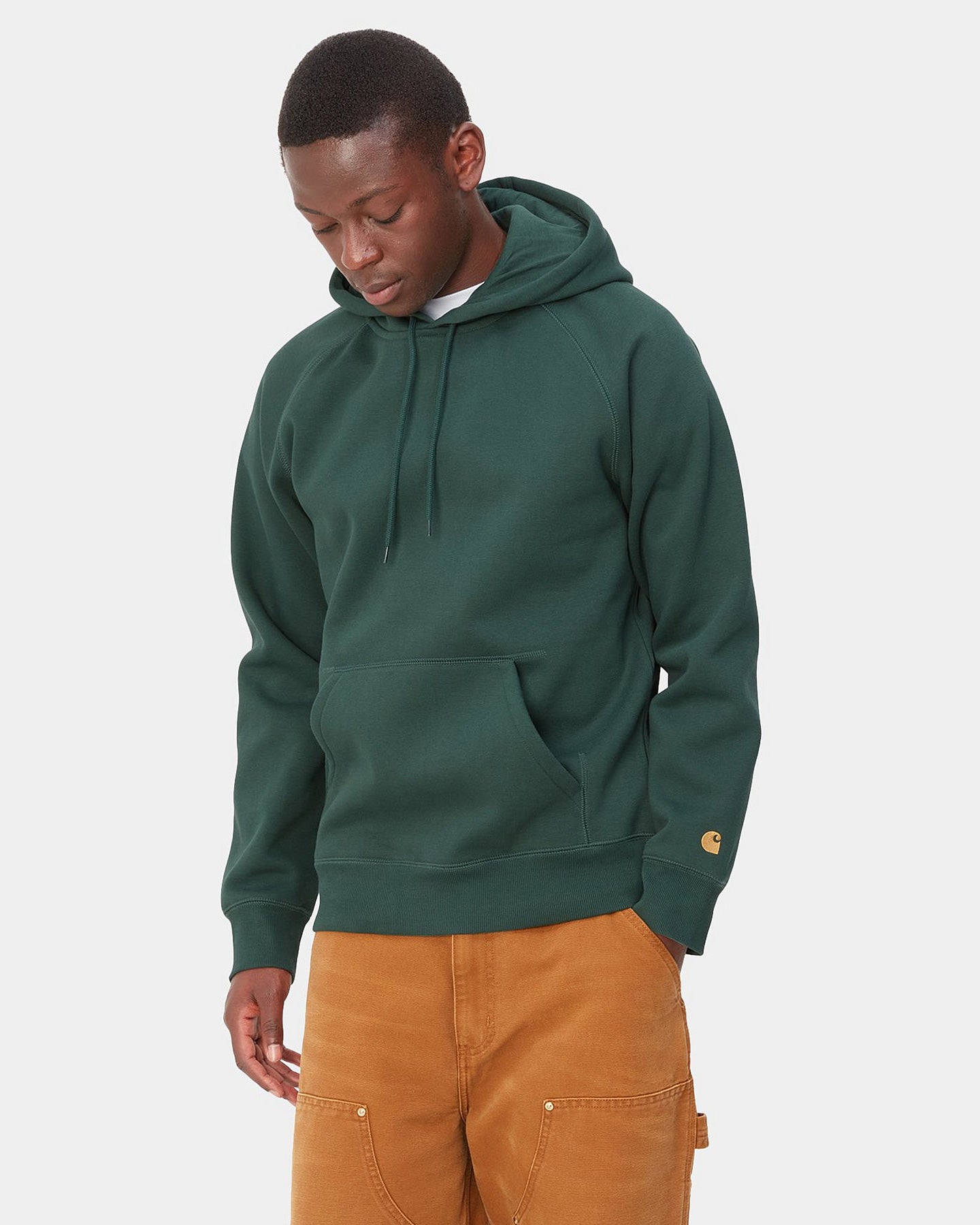 HOODED CHASE SWEATSHIRT - discovery green