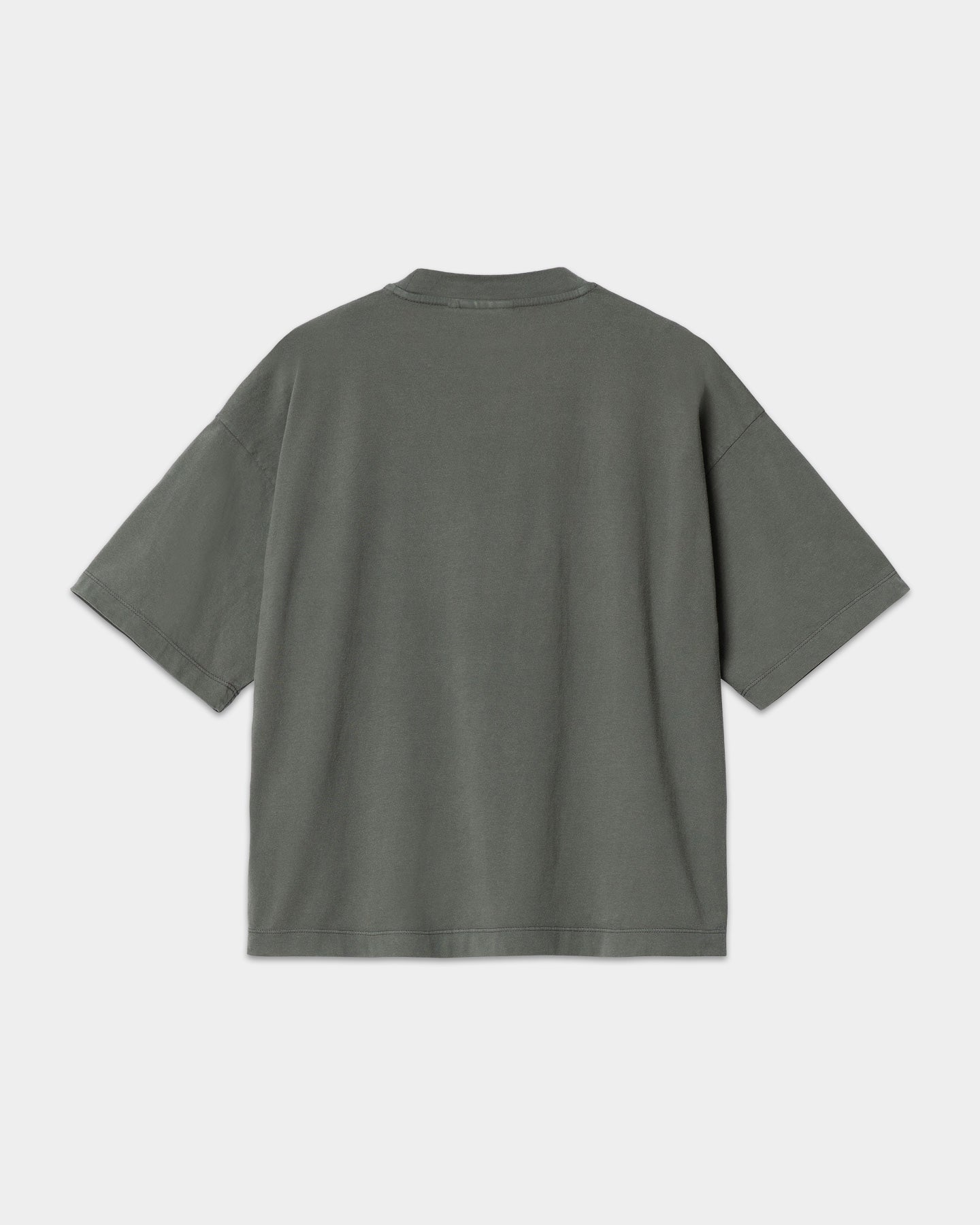 W' NELSON T-SHIRT - smoke green (garment dyed)