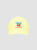 CHERRY CAP - pastel yellow