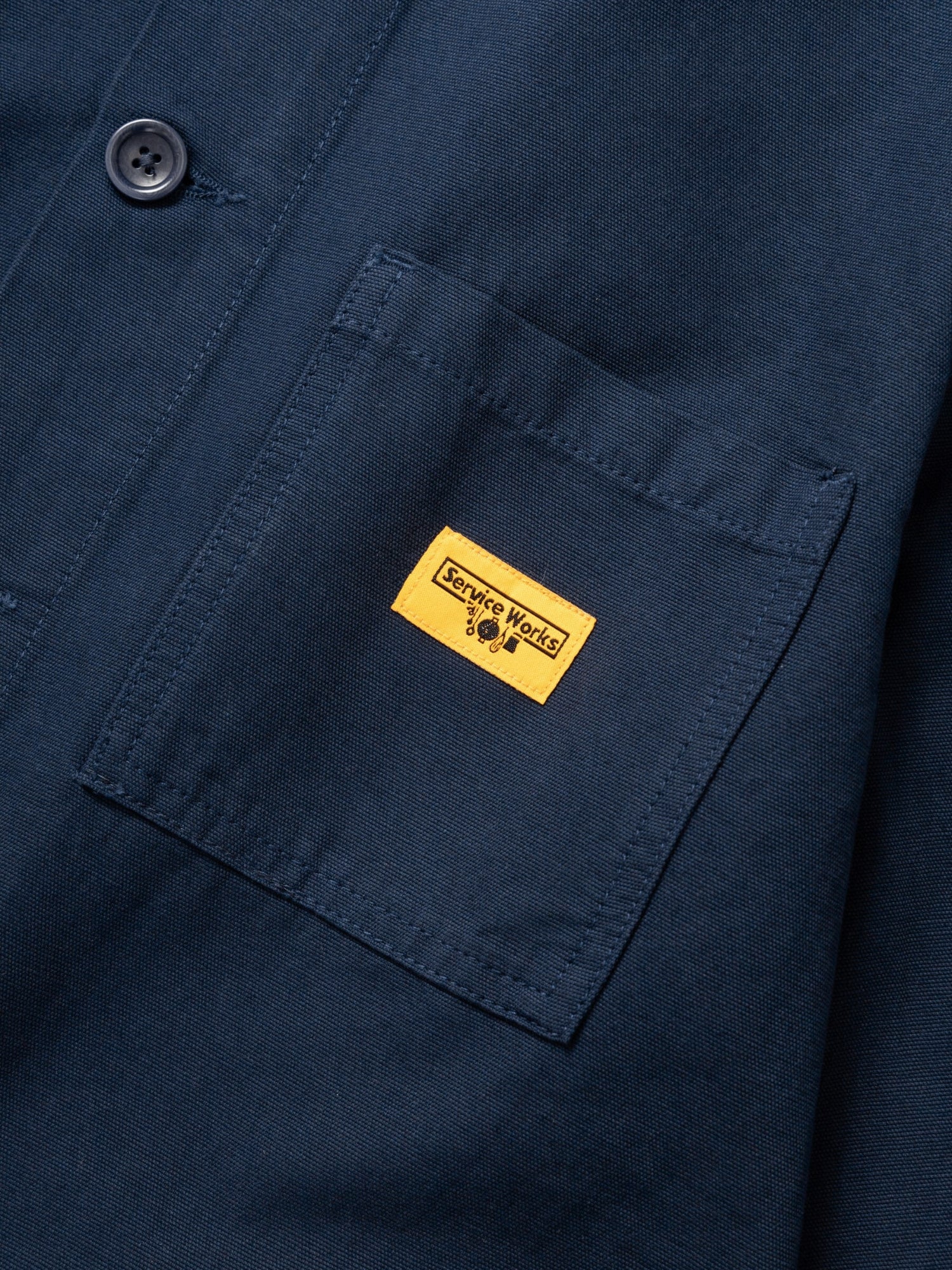 CANVAS CHORE SHIRT - dark navy