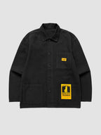 CANVAS CHORE SHIRT - black