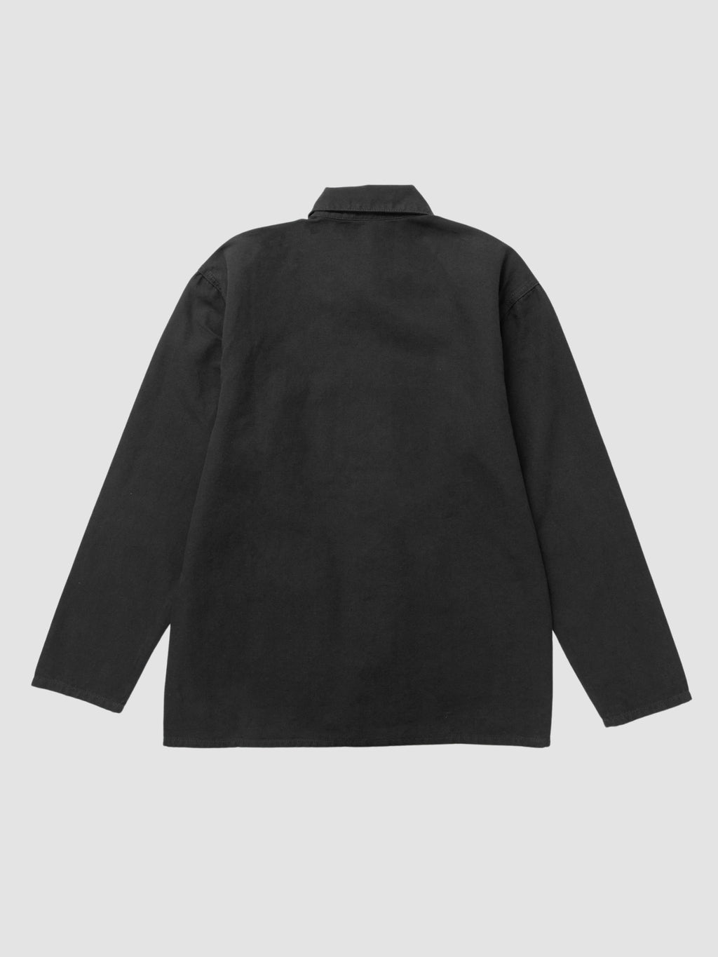 CANVAS CHORE SHIRT - black