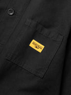 CANVAS CHORE SHIRT - black