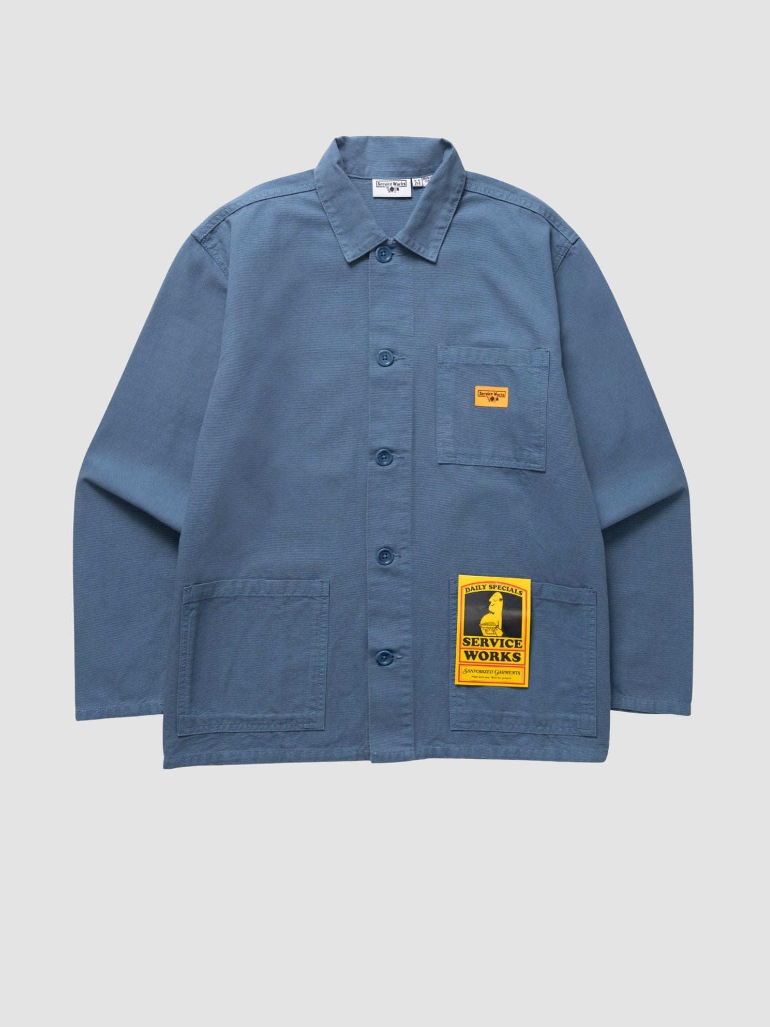 CANVAS CHORE SHIRT - slate