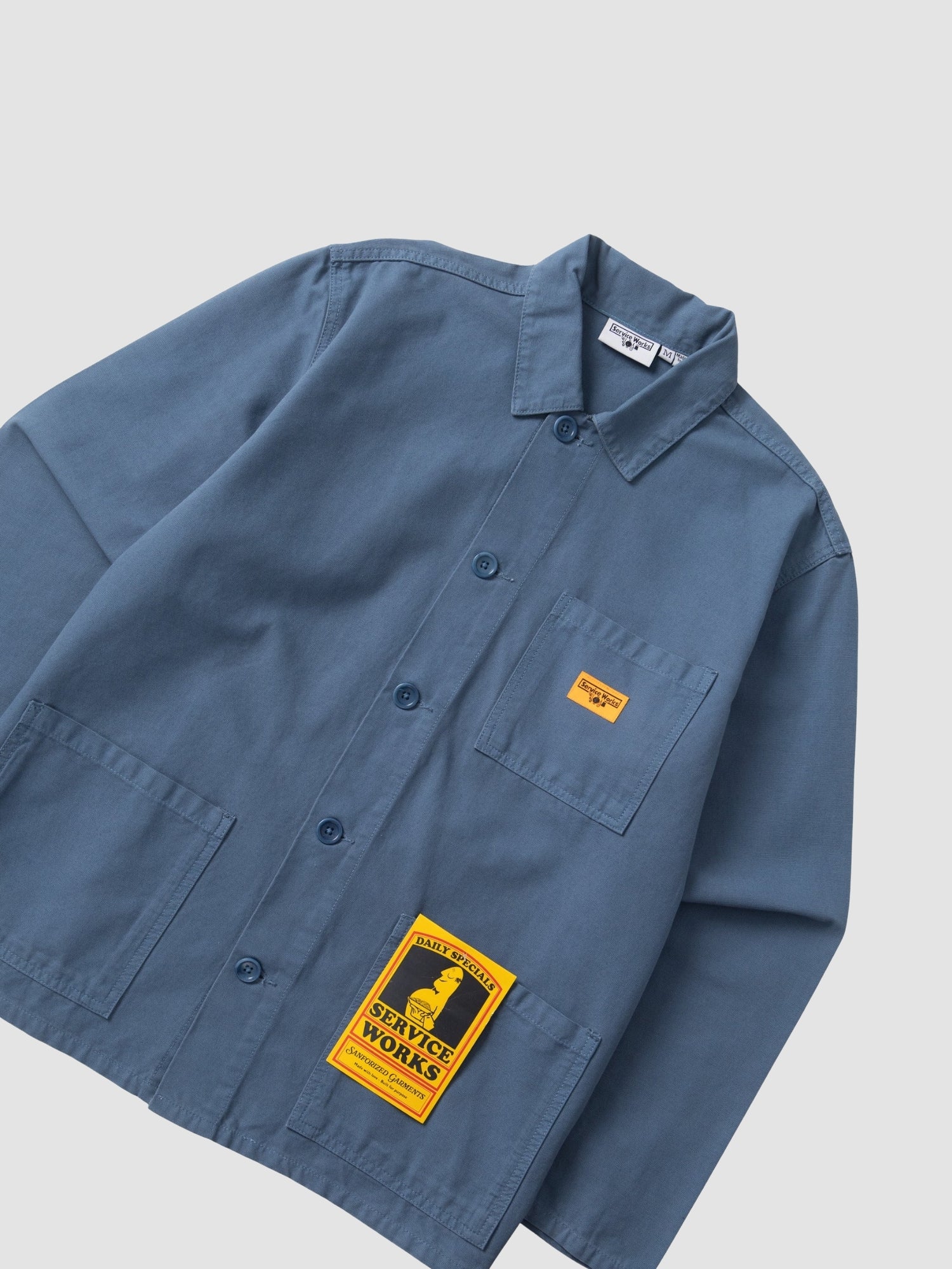 CANVAS CHORE SHIRT - slate