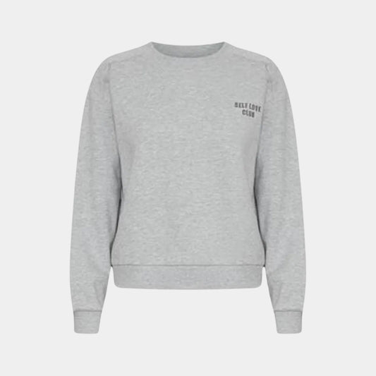 IHBELA BRUSHED SW2 -grey melange