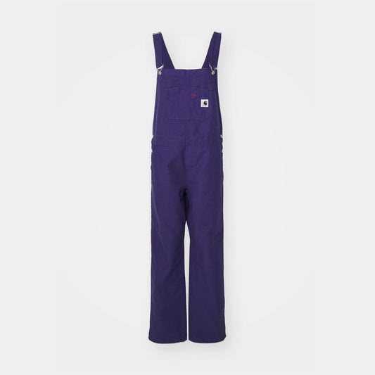 W' BIB OVERALL STRAIGHT - aura rinsed