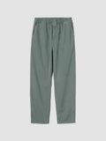 FLINT PANT - velvet green garment dyed