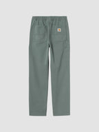 FLINT PANT - velvet green garment dyed