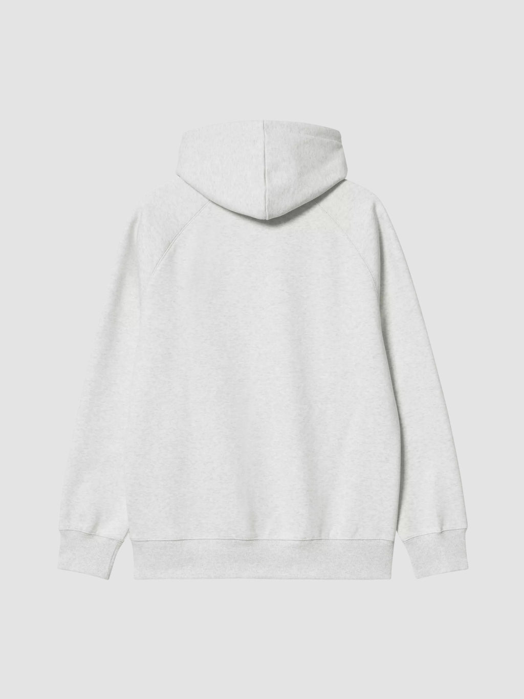HOODED CHASE SWEAT - ash heather/gold