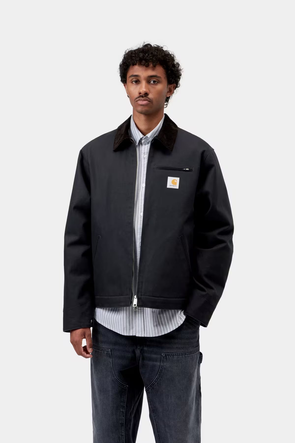 DETROIT JACKET (winter) - dark navy/black rigid