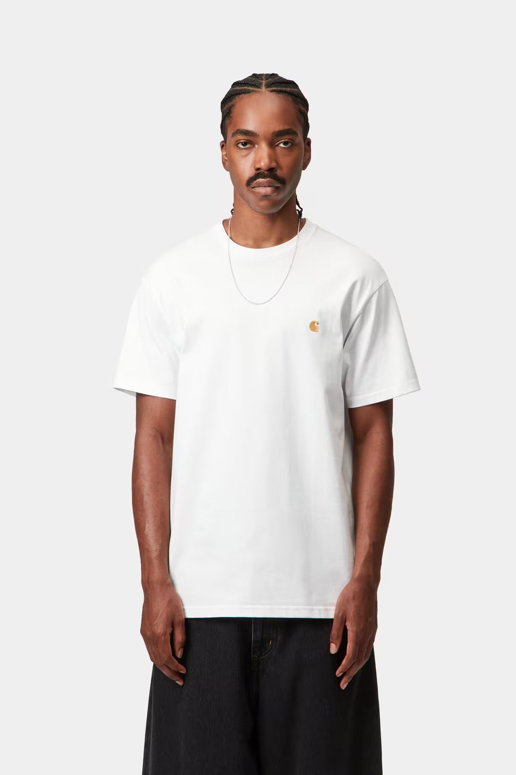 S/S CHASE T-SHIRT - white/gold