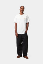 S/S CHASE T-SHIRT - white/gold