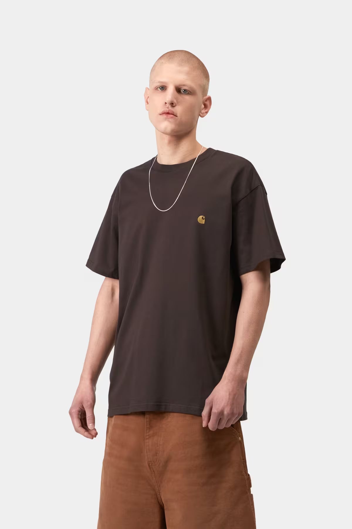 S/S CHASE T-SHIRT - shale/gold