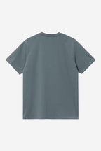 S/S CHASE T-SHIRT - cozy blue/gold