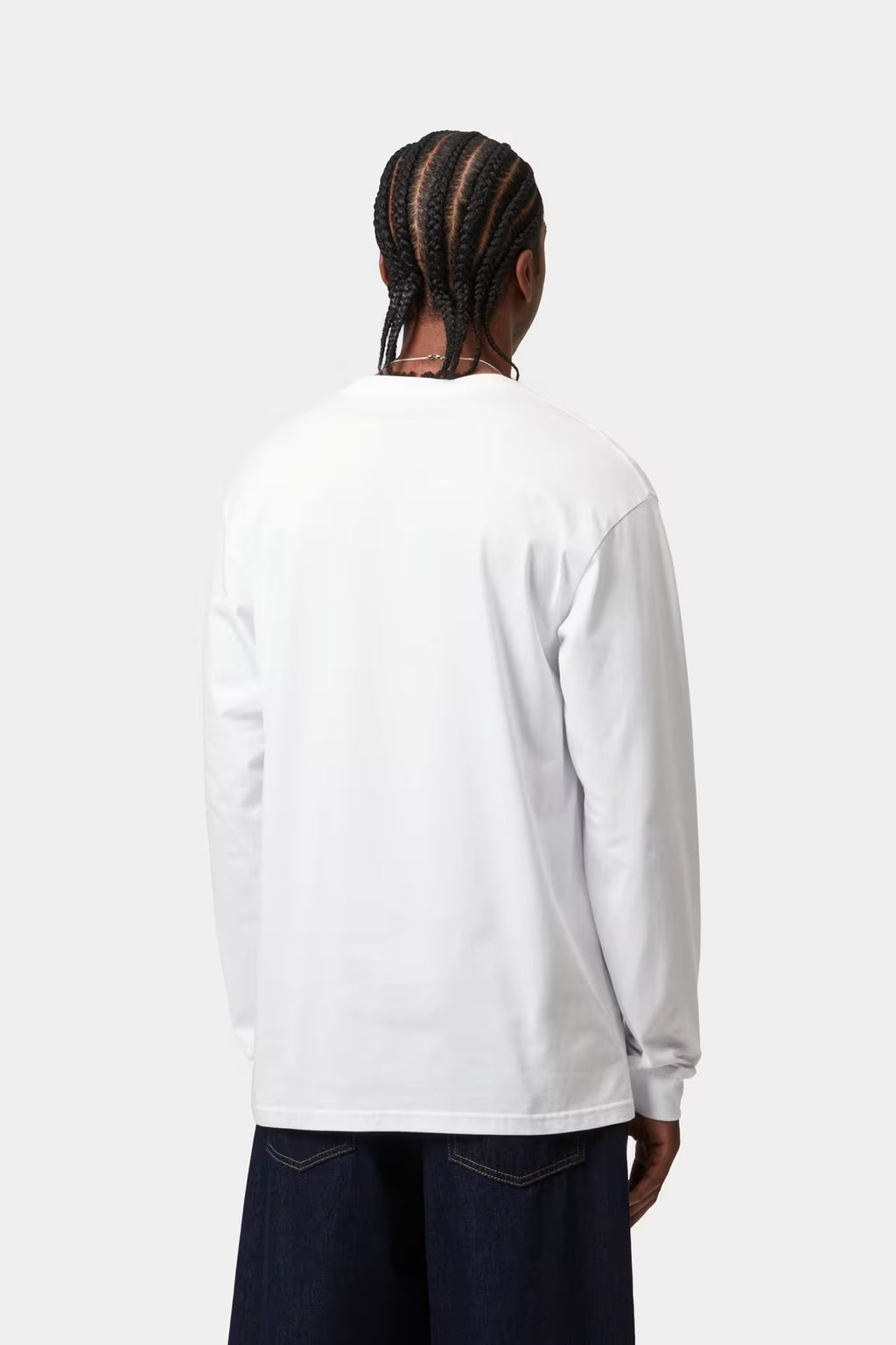 L/S CHASE T-SHIRT - white/gold