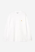 L/S CHASE T-SHIRT - white/gold