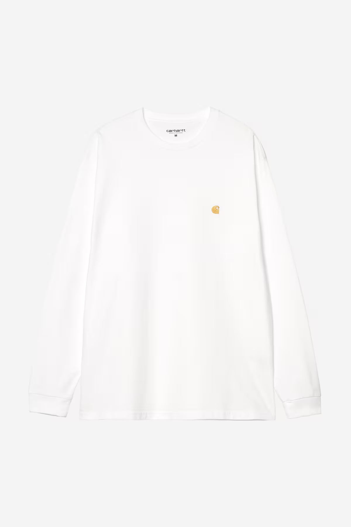 L/S CHASE T-SHIRT - white/gold