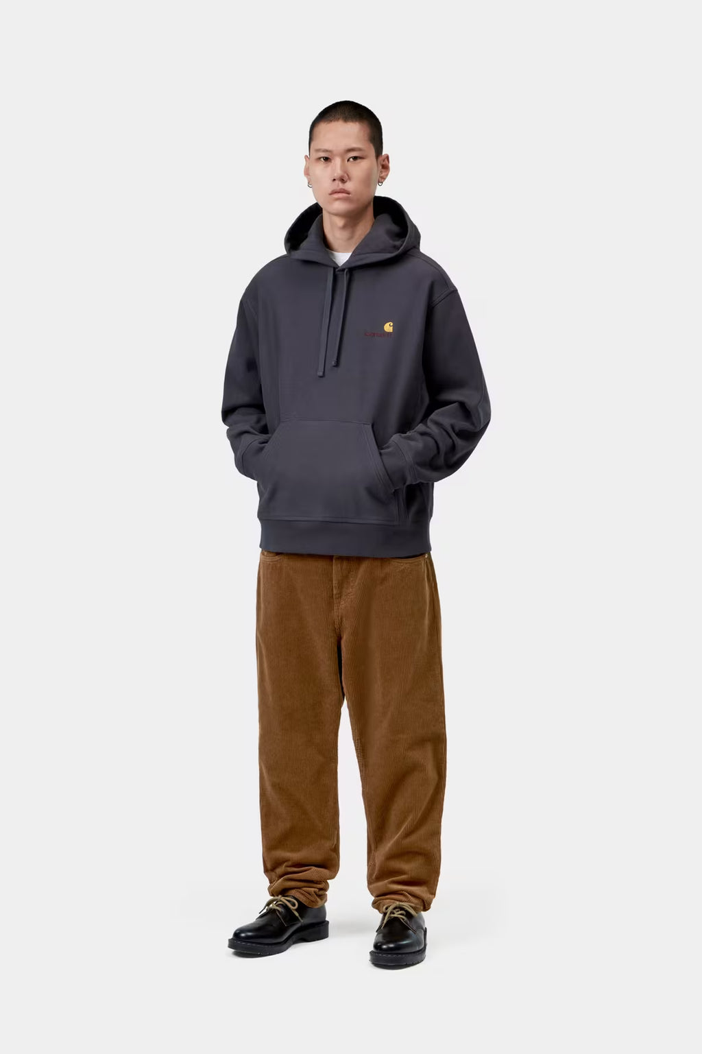 NEWEL PANT CORDUROY - wip h brown rinsed