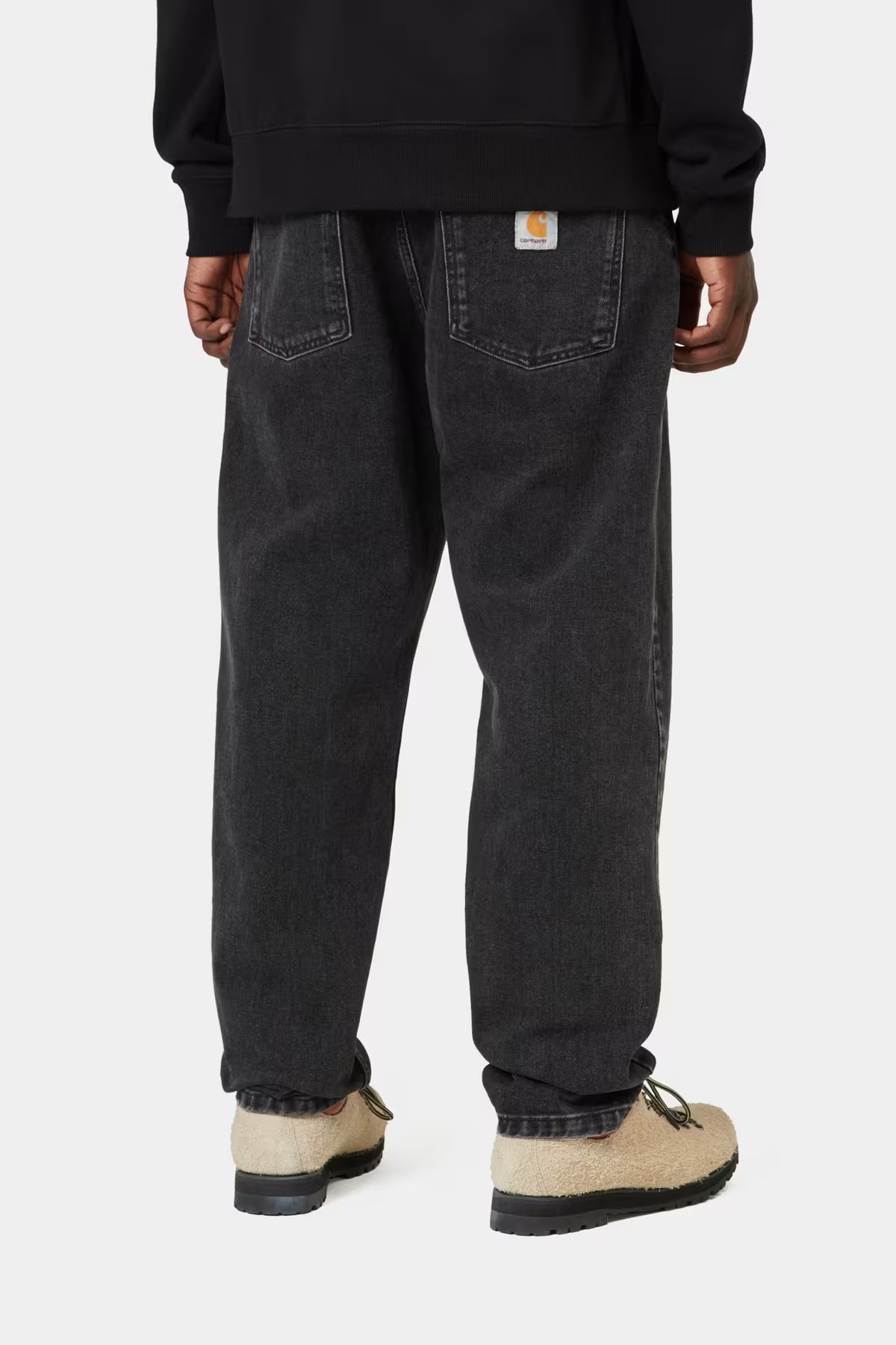 NEWEL PANT - black stone washed